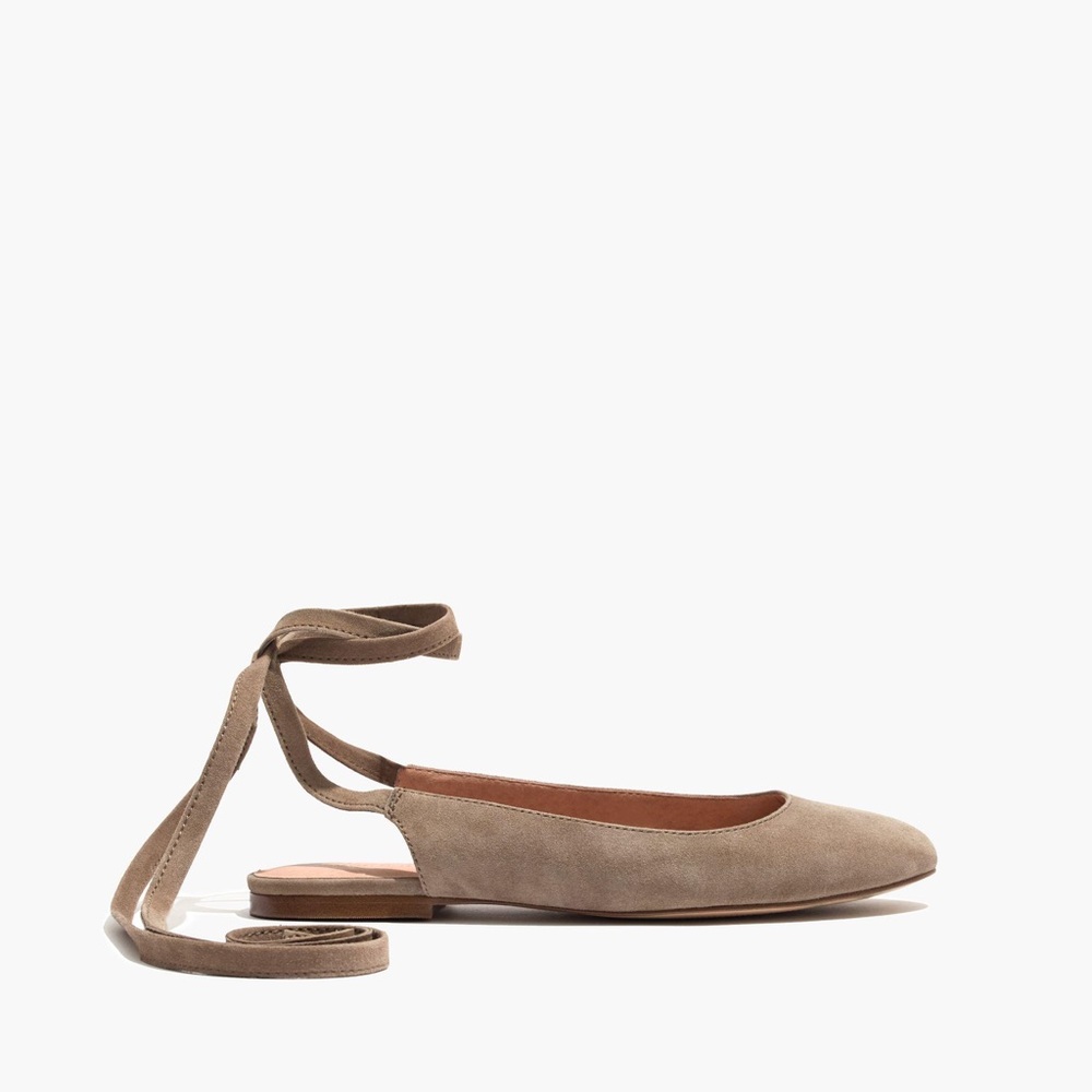 Madewell The April Ankle-Wrap Flat